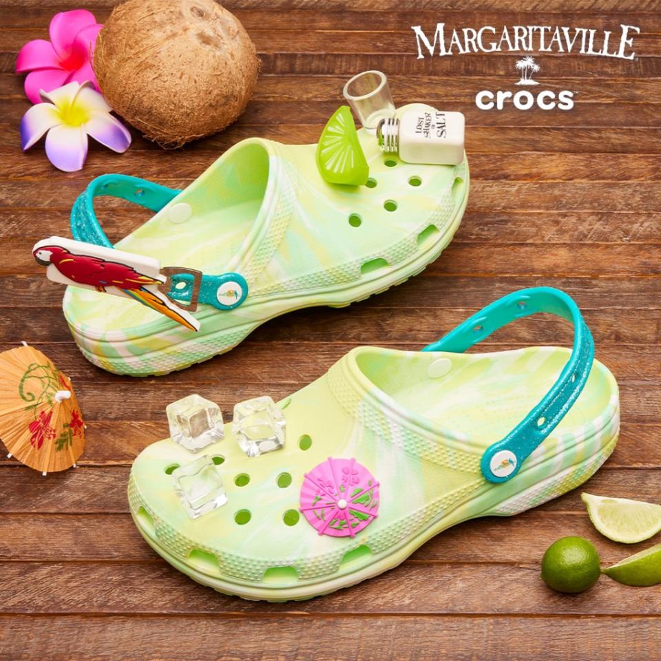 Crocs’ Margaritaville Classic Clogs. - Credit: Shawn Jin/Courtesy of Crocs
