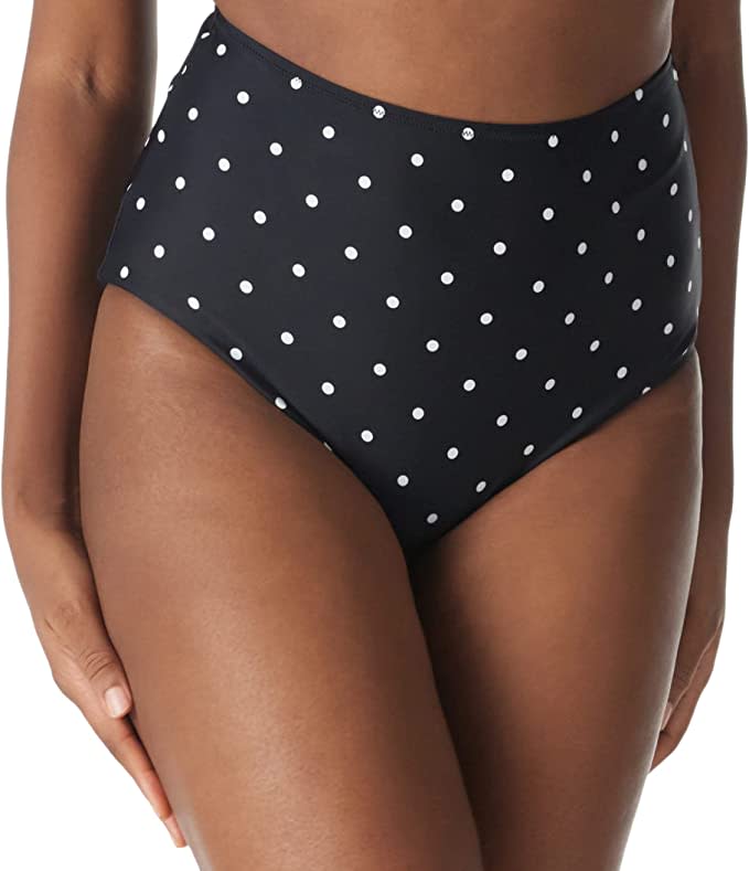 Women's High Waisted Tummy Control Bikini Bottom. Image via Amazon.