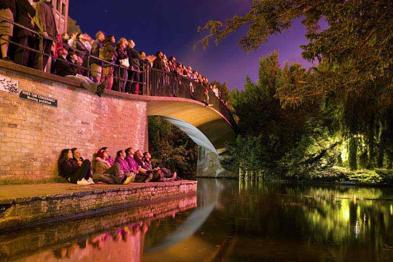 Andrew Dunn, Watching the May Ball Fireworks, Cambridge, Living The View, adult class.