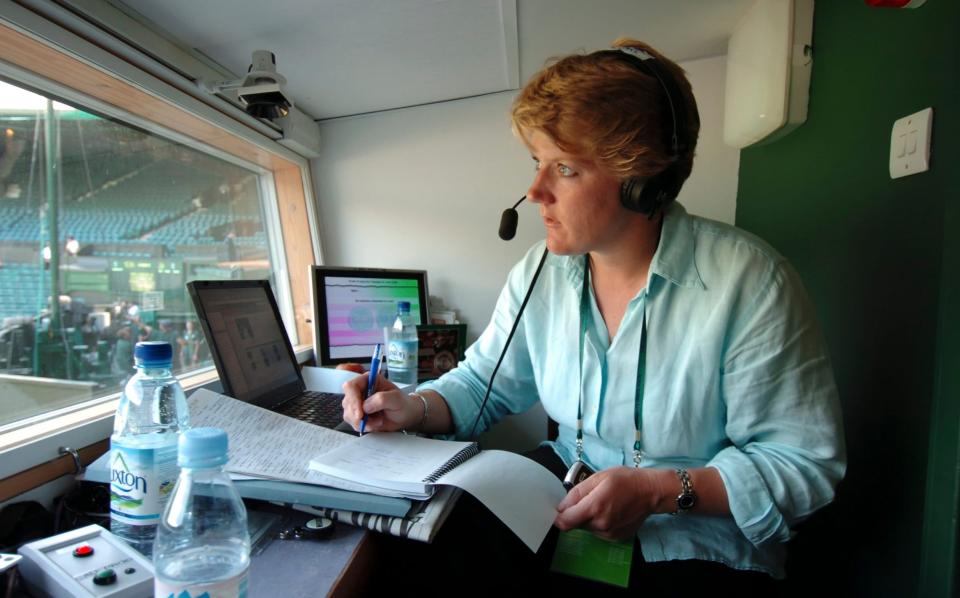 Clare Balding at Wimbledon