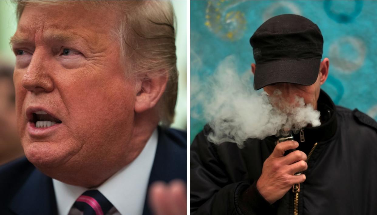 trump vaping