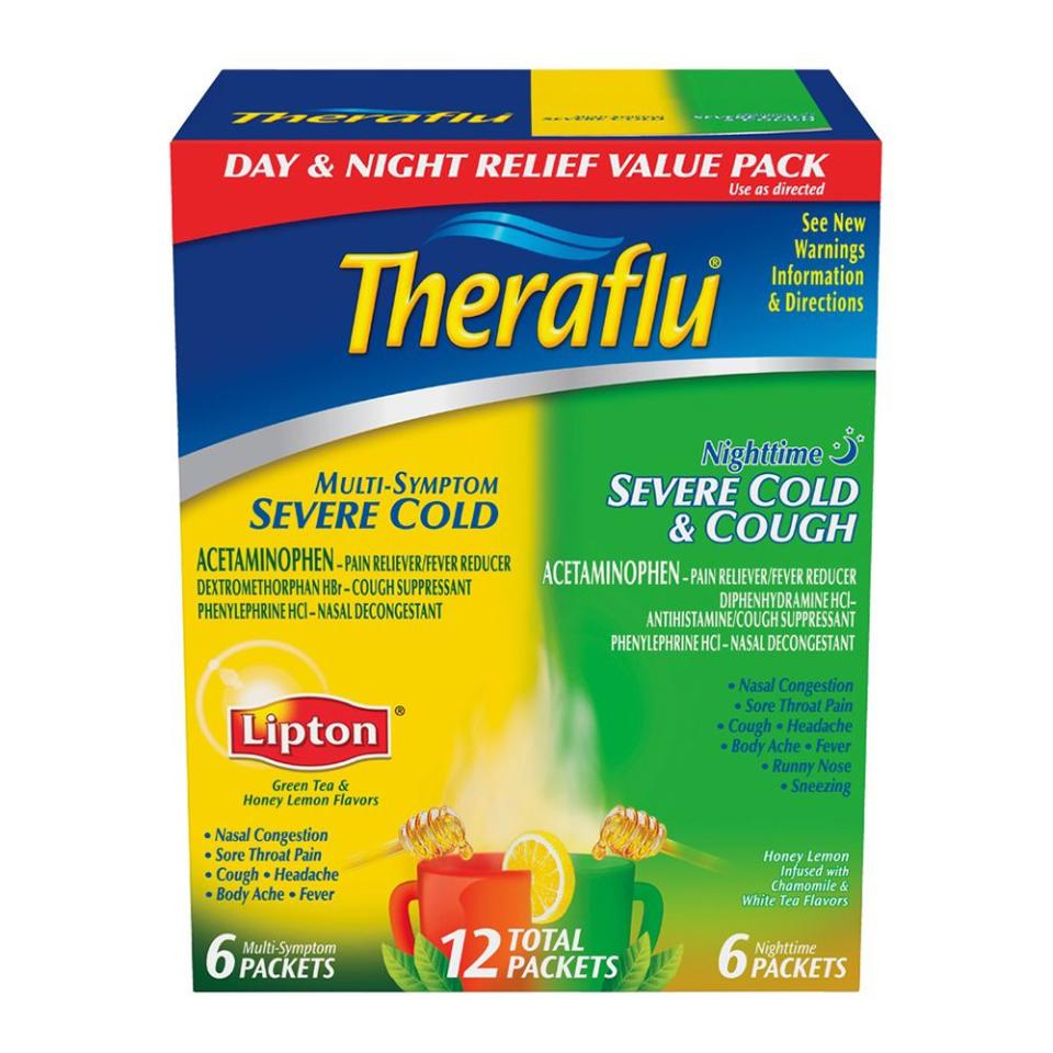 8) Theraflu (12 Packets)