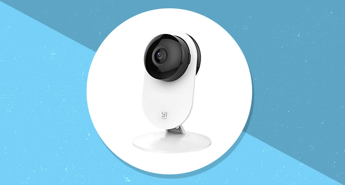 Let the Yi camera keep its wee eye on your home. (Photo: Amazon)