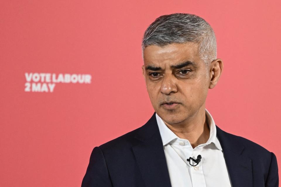 The Labour incumbent launched his re-election campaign last month and accused the Conservatives of an ‘abject failure’ on housing (AFP via Getty Images)