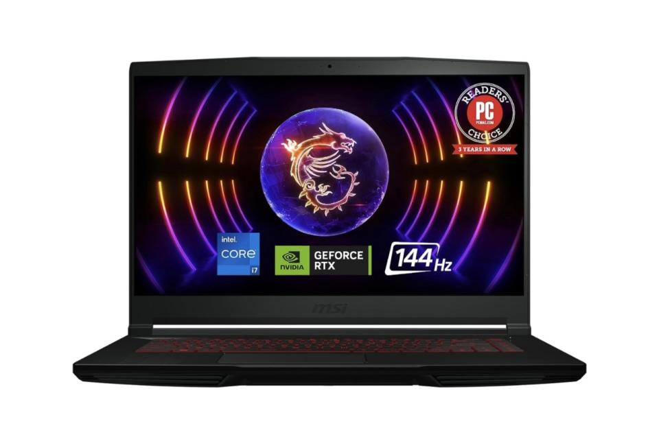 Laptop gaming Thin GF63 MSI de 15,6 pulgadas y 144 Hz
