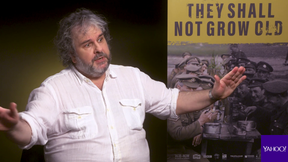 Peter Jackson says a lot of the veterans saw the Great War as “an adventure”.