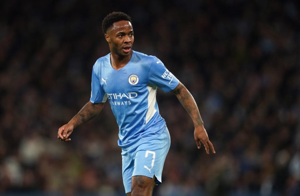 Manchester City’s Raheem Sterling (Martin Rickett/PA) (PA Wire)