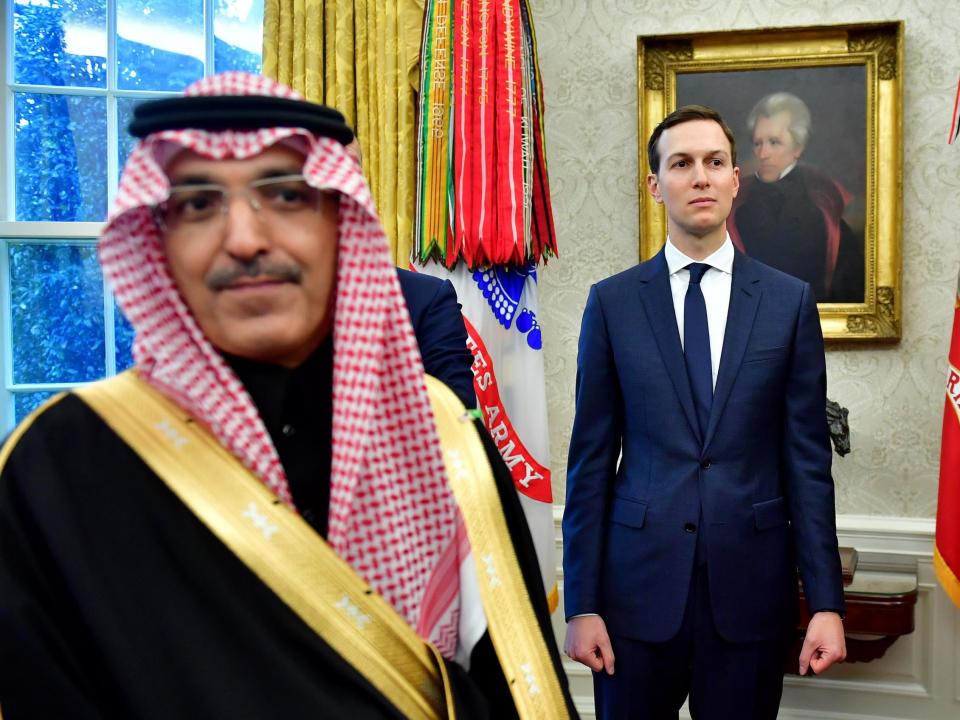 Kushner discussed US policy with Saudi rulers day after brother discussed business deals with kingdom officials, report says