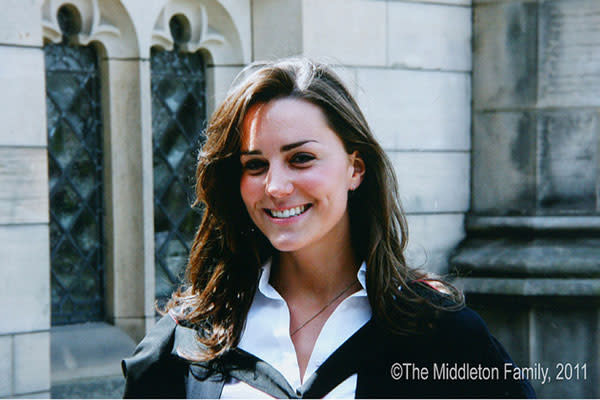 Kate Middleton on her graduation day from St Andrews University. Picture by: The Middleton Family / Splash News