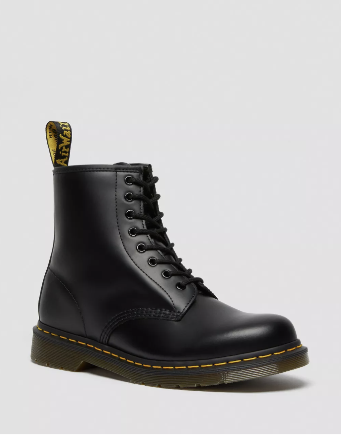 A product shot of the Dr. Martens 1460 boots