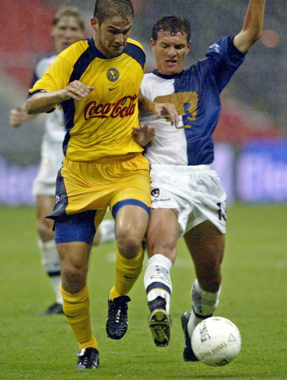 Marcelo Lapitan, del América en la liguilla del Verano 2002. / Foto: Getty Images