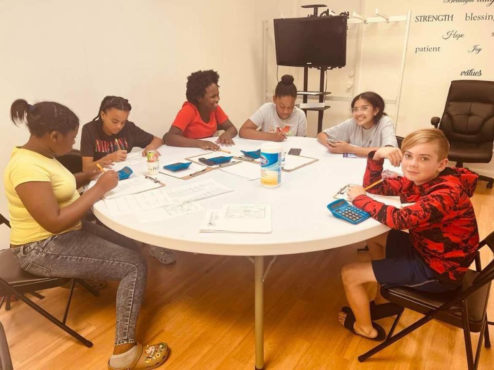 RISE's Impact on Youth class, led by Sharon Fitz, made their own logos, business plans and are preparing to launch their businesses in the upcoming future.