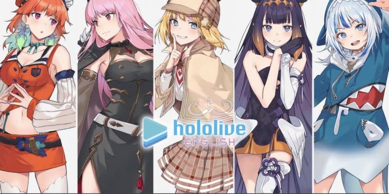 ▲Vtuber定義爲「由電腦圖形所繪製的插畫風格的人物YouTuber」（圖／翻攝hololive官方網站）