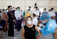 Myanmar starts vaccinating frontline medical workers