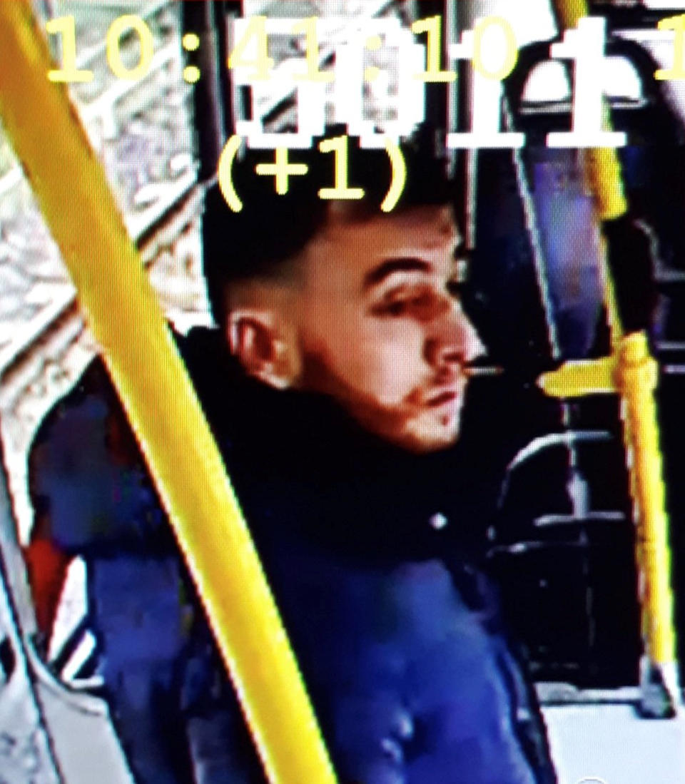 Handout still image taken from CCTV footage shows a man who has been named as a suspect in Monday's shooting in Utrecht