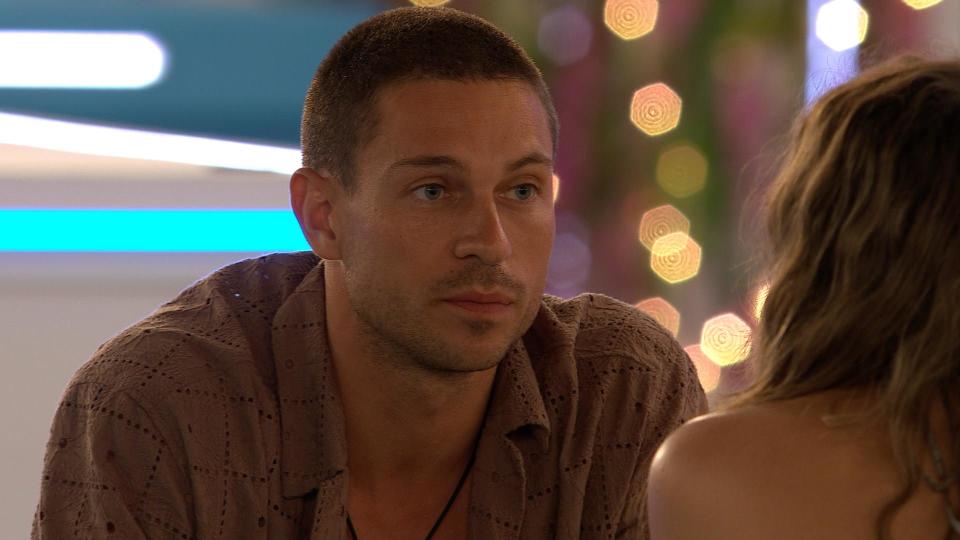 From ITV

Episode 5

Love Island SR11 on ITV2 and ITVX

Pictured: Joey

This photograph is (C) ITV plc and can only be reproduced for editorial purposes directly in connection with the programme or event mentioned above, or ITV plc. This photograph must not be manipulated [excluding basic cropping] in a manner which alters the visual appearance of the person photographed deemed detrimental or inappropriate by ITV plc Picture Desk.  This photograph must not be syndicated to any other company, publication or website, or permanently archived, without the express written permission of ITV Picture Desk. Full Terms and conditions are available on the website www.itv.com/presscentre/itvpictures/terms

For further information please contact:
michael.taiwo1@itv.com                              