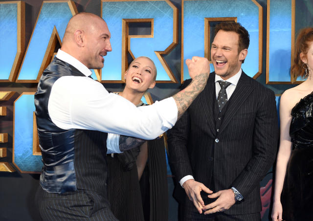 Chris Pratt Once Challenged Dave Bautista to a Wrestling Match