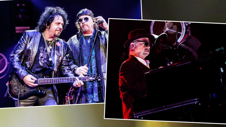 Toto's Steve Lukather, Joseph Williams and David Paich. / Credit: CBS News
