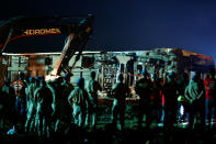 <p>Rescue workers and paramedics work at the site of a train derailment near Corlu in Tekirdag province, Turkey, July 9, 2018. (Photo: Osman Orsal/Reuters) </p>