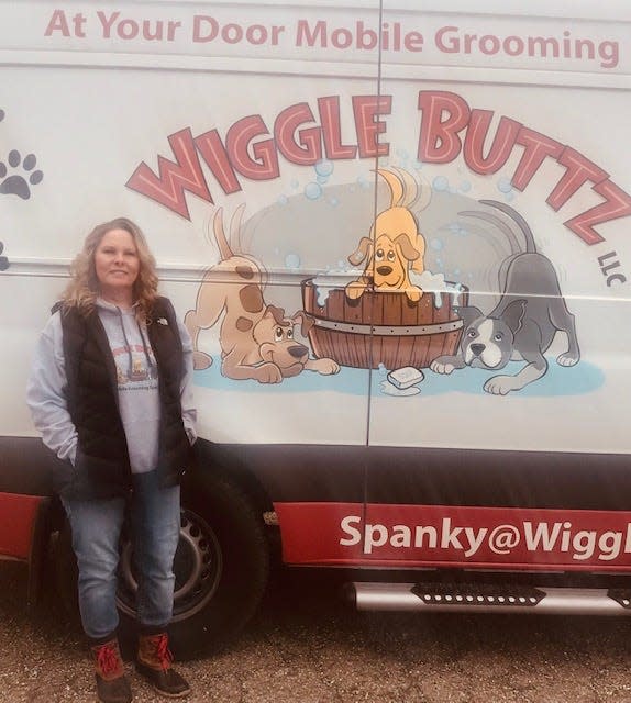 Joyce Rome is the owner of Wigglebuttz Pet Services, which is a mobile grooming service.