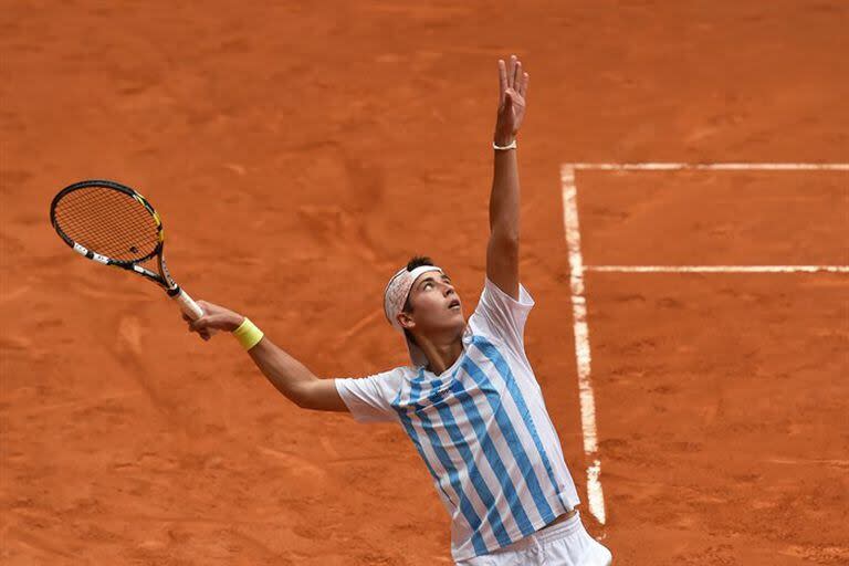 Tomás Martín Etcheverry debutó en la Copa Davis en 2023