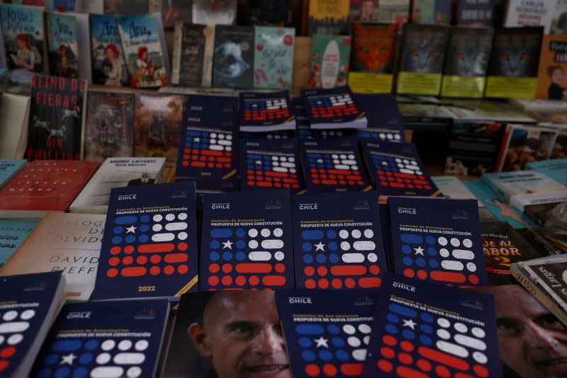 Chile's proposed new constitution is sold on the streets, in Santiago