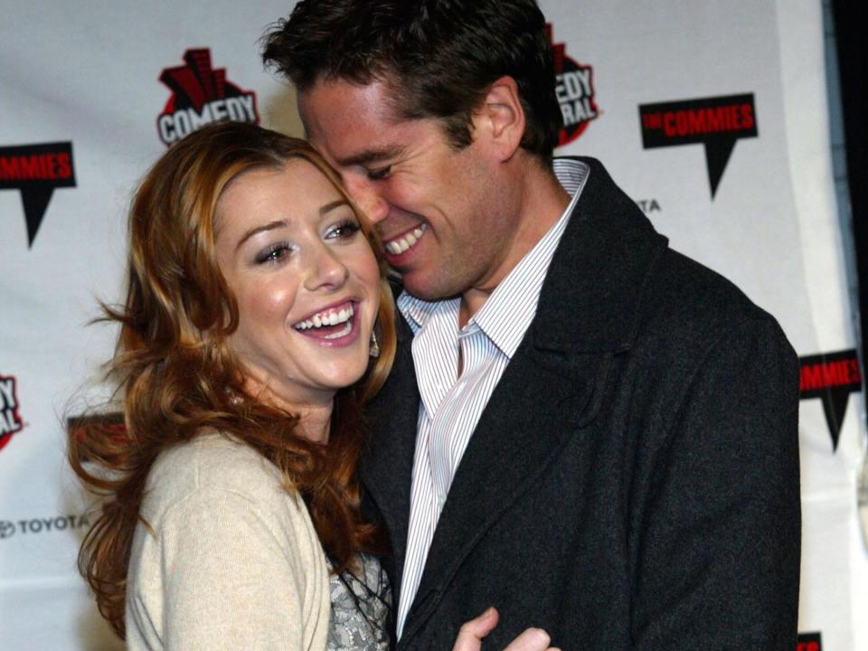 Alyson Hannigan husband Alexis Denisof couple married