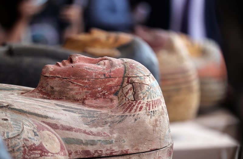 Newly discovered burial site near Egypt's Saqqara necropolis in Giza