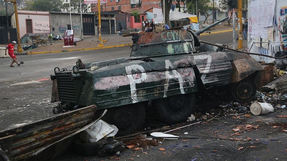 Protesta en el estado Táchira.