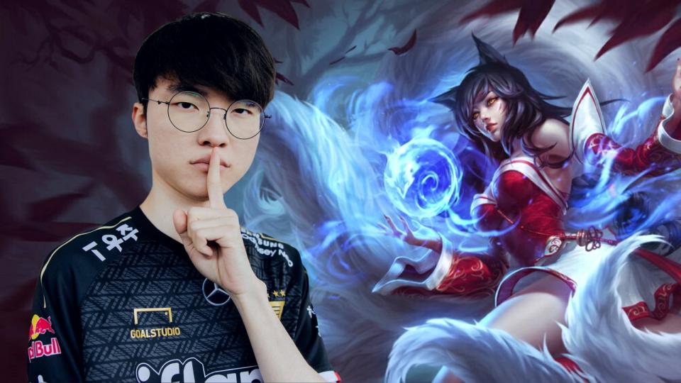 Faker wants to create a skin that the vast majority would like, but Gumayusi said it's most likely Ahri. (Photo: Riot Games)