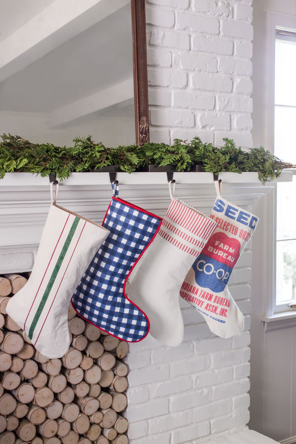 24) Hang a country stocking.