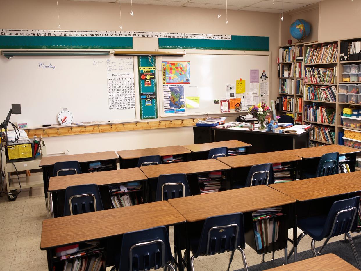 Empty classroom