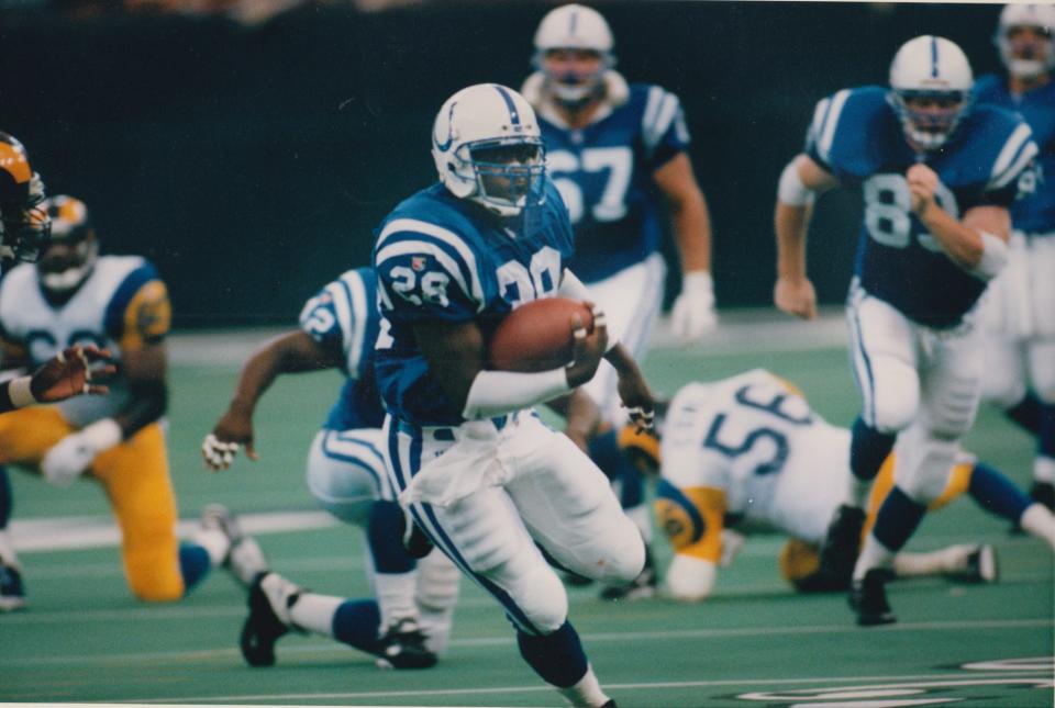 Marshall Faulk spent the early part of his career with the Colts.