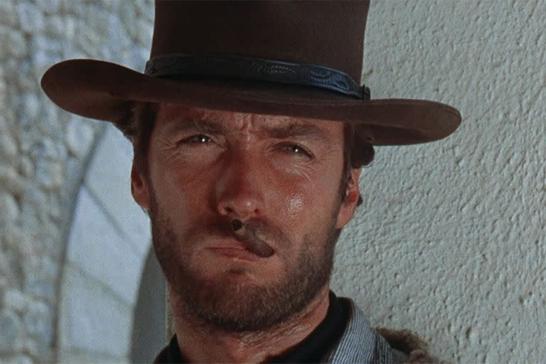 Clint Eastwood, en Por un puñado de dólares, de Sergio Leone