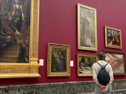 Inside of gallery / museum in London