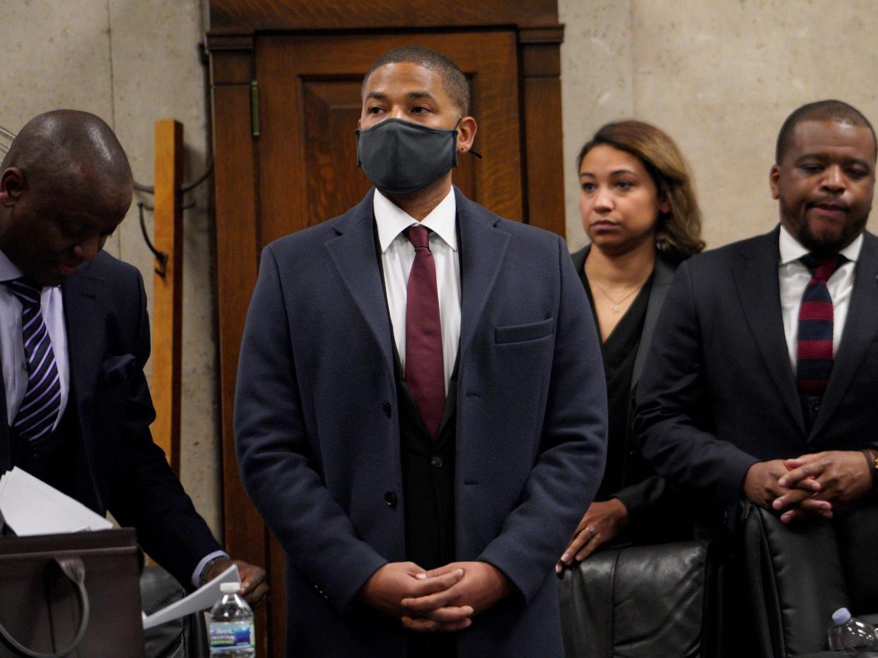 Jussie Smollett at his March 10, 2022 sentencing