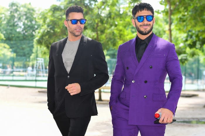 Ricky Martin y Jwan Yosef