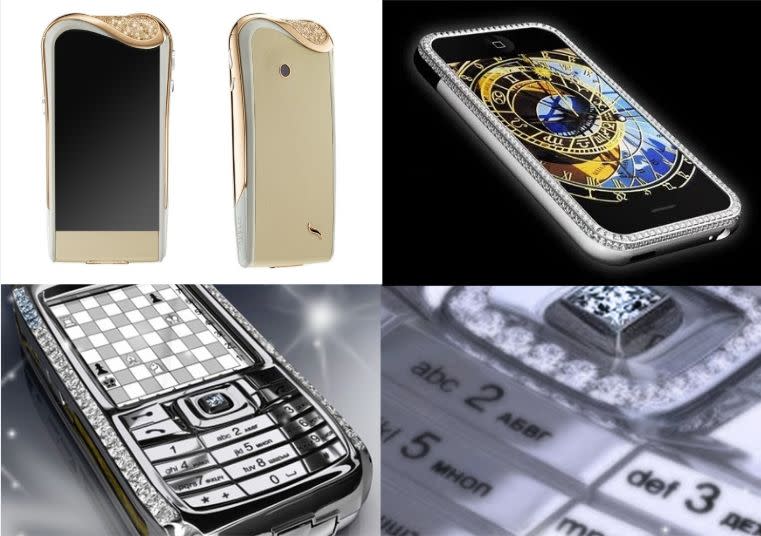 The most expensive smartphones in the world. Source: Luxury Volt, TechnoBezz, March Allen