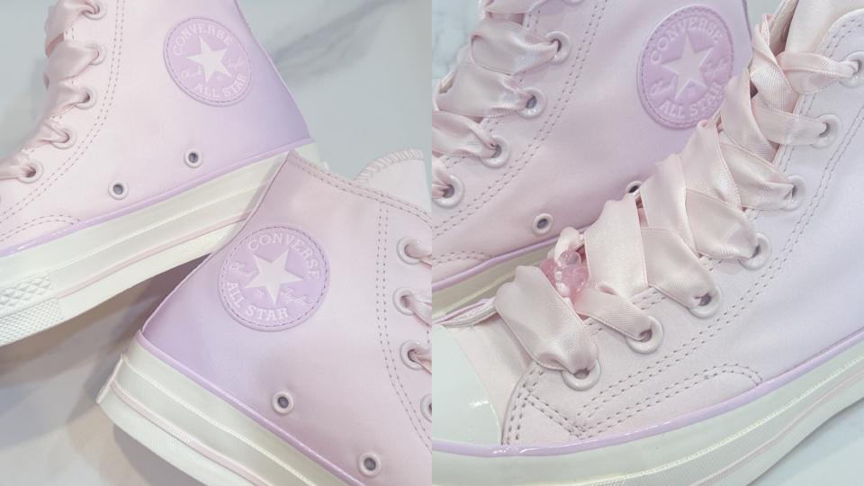 2024粉色球鞋推薦：CONVERSE CHUCK 70 HI，NT$2,880。圖片來源：編輯拍攝