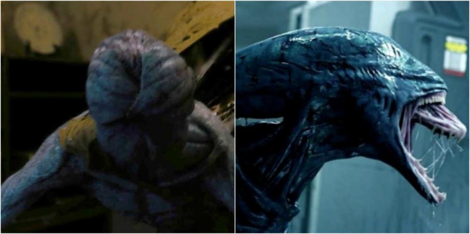 As criaturas da série não aparecem muito claramente, mas elas dão toda a pinta de ser algo próximo à linhagem dos monstros de 'Alien’ e 'Predador’.