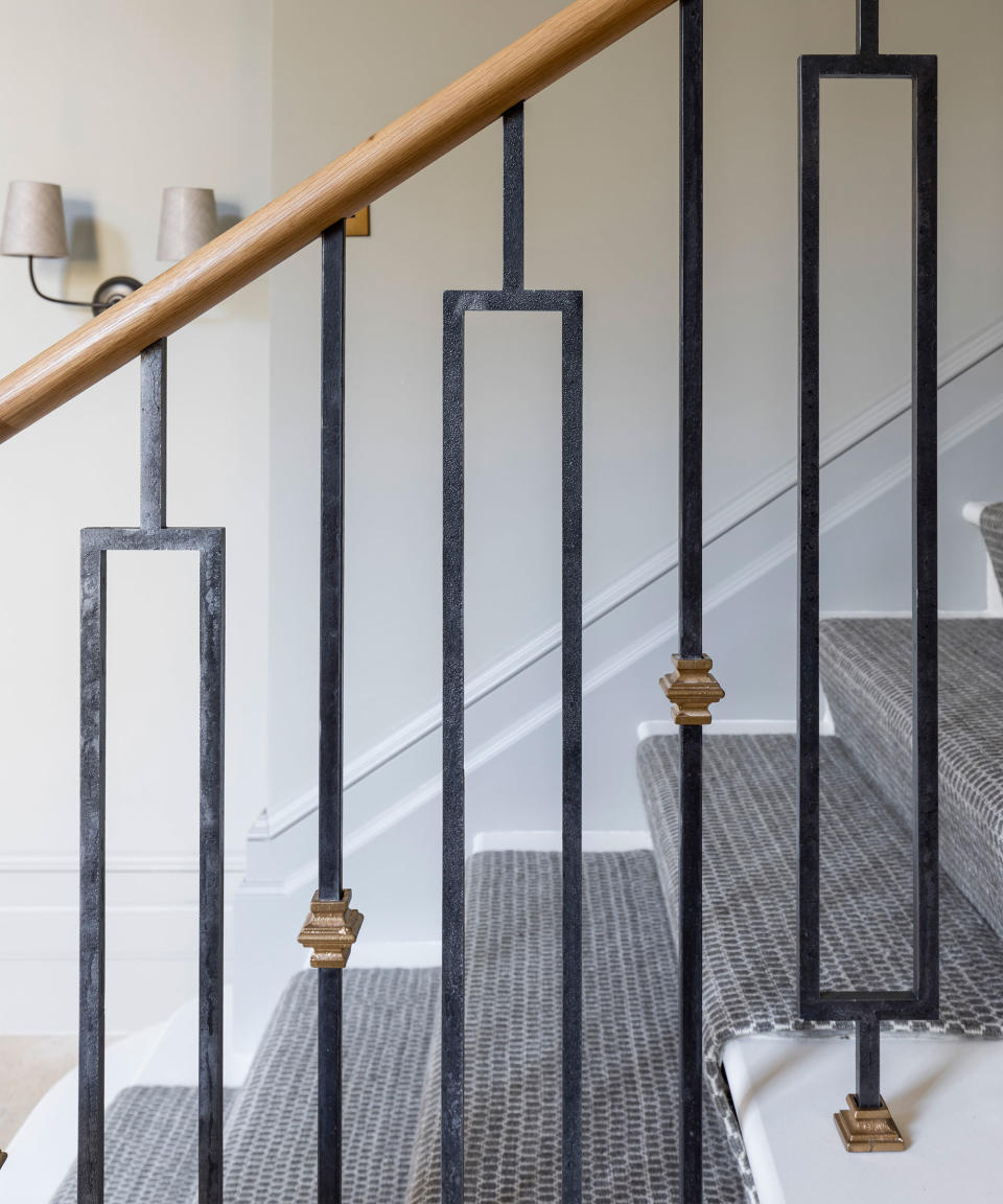 8. Warm metals for balustrades