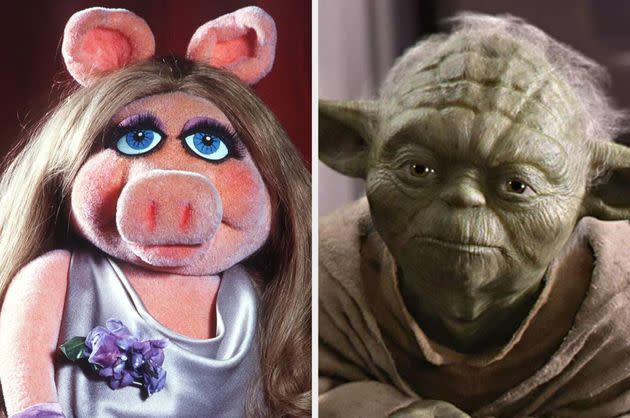 Miss Piggy and Yoda