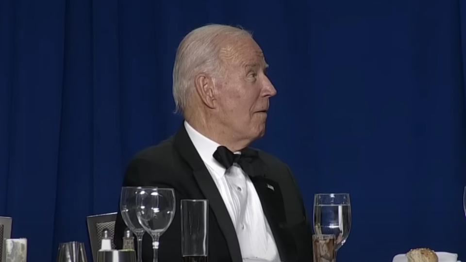 Joe Biden in faux shock at White House Correspondents Dinner