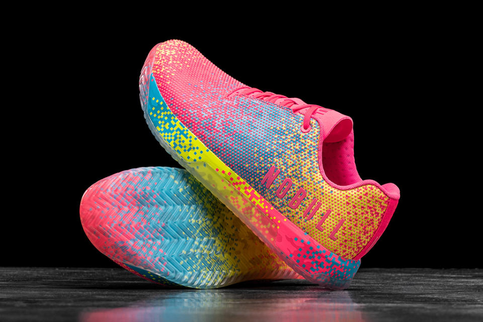 The Neon Pink Glitch Trainer+ from the Nobull Unicorn Collection. - Credit: Courtesy of Nobull
