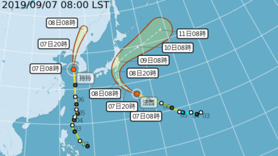 圖／翻攝自中央氣象局