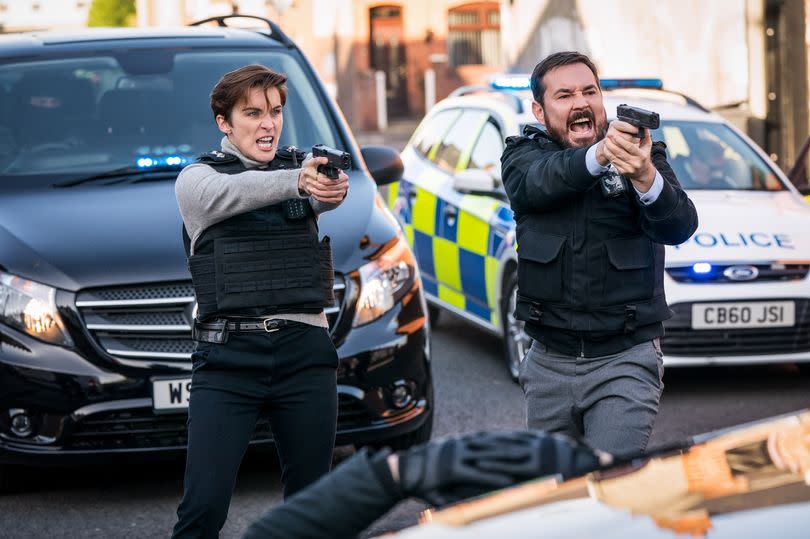 Martin starred alongside Vicky McClure in Line of Duty