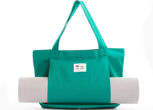 NEW Danskin NOW Yoga Fitness Mat Bag Tote Front Pocket – Flourish Design -  NIP