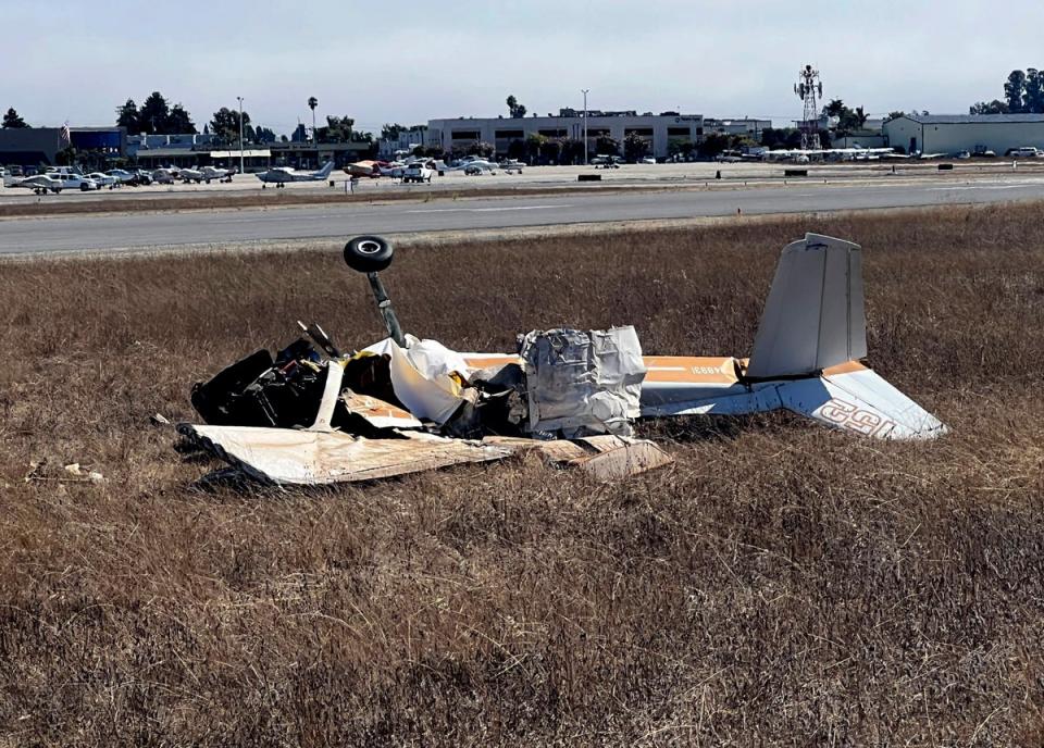 CALIFORNIA-CHOQUE DE AVIONETAS (AP)