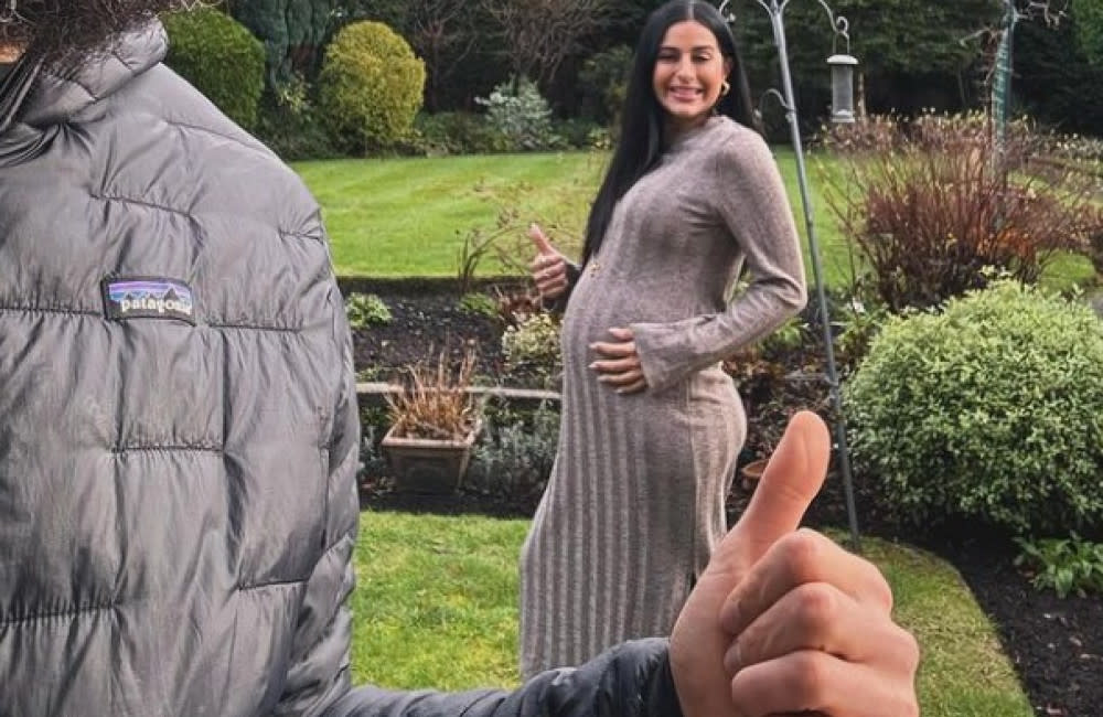 Sair Khan is expecting her first child with her longtime partner credit:Bang Showbiz