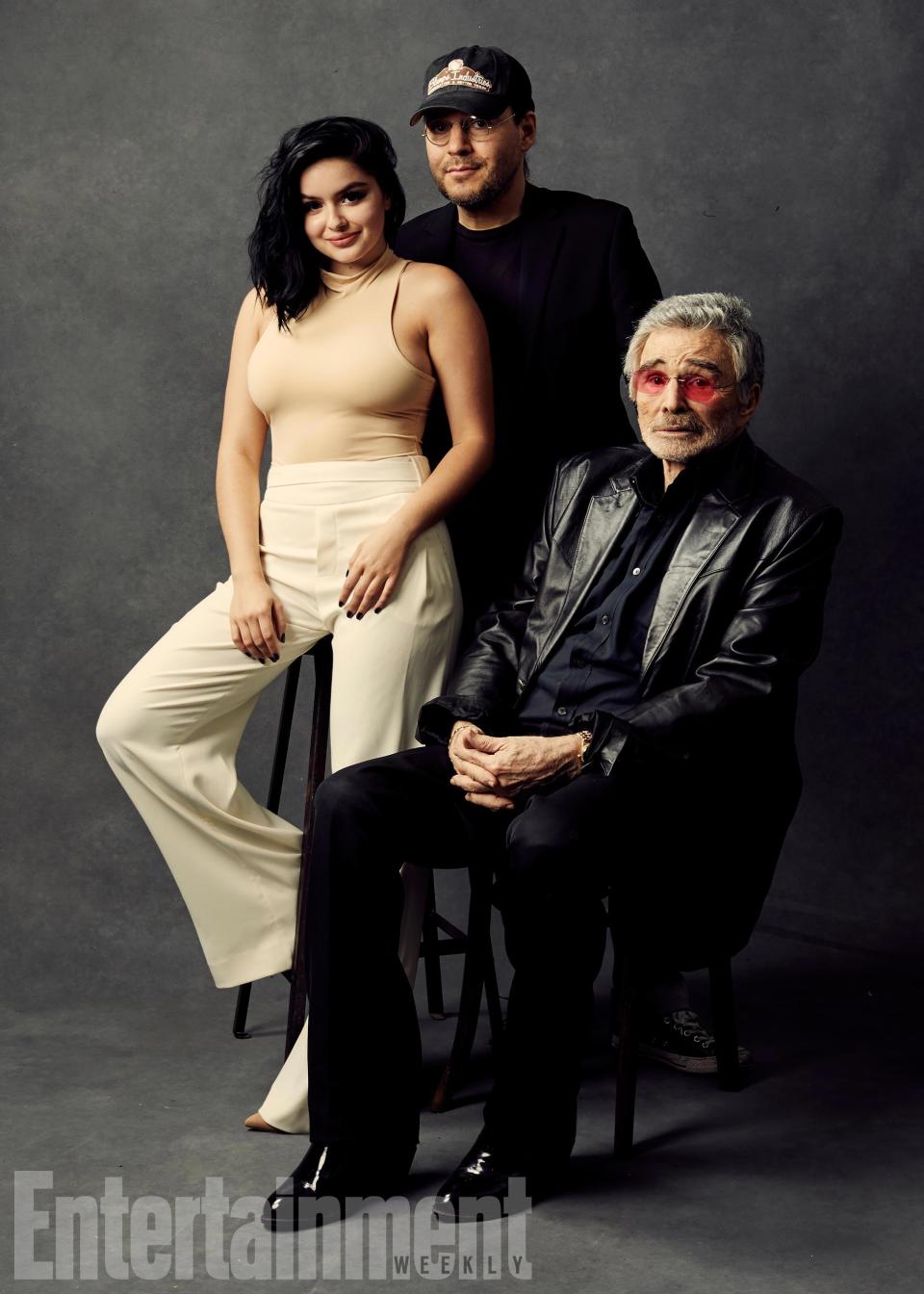 Ariel Winter, Adam Rifkin, and Burt Reynolds (Dog Years)